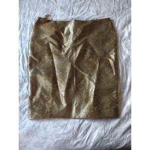 Vintage Newport News Gold Mini-skirt